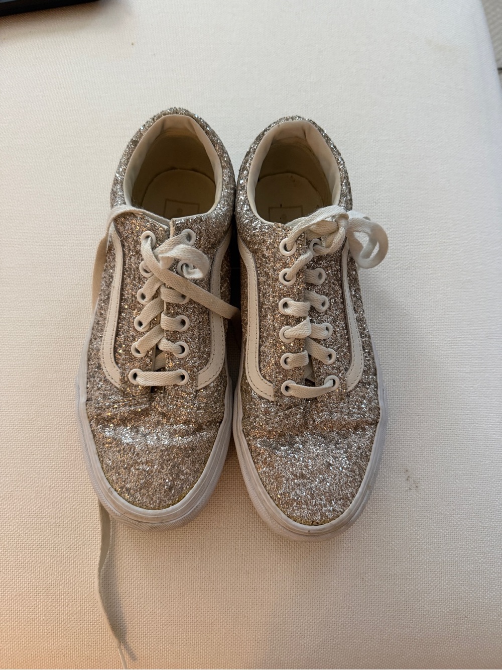 Vans Glitter Lace-Up Sneakers